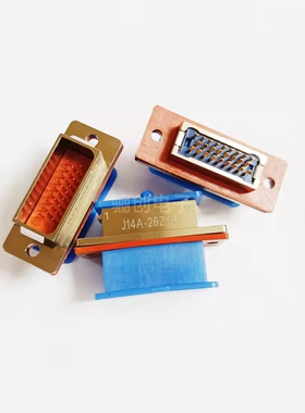 J14A-26ZJB J14A-26TK 矩形连接器 26芯插头插座 焊接接插件 头孔