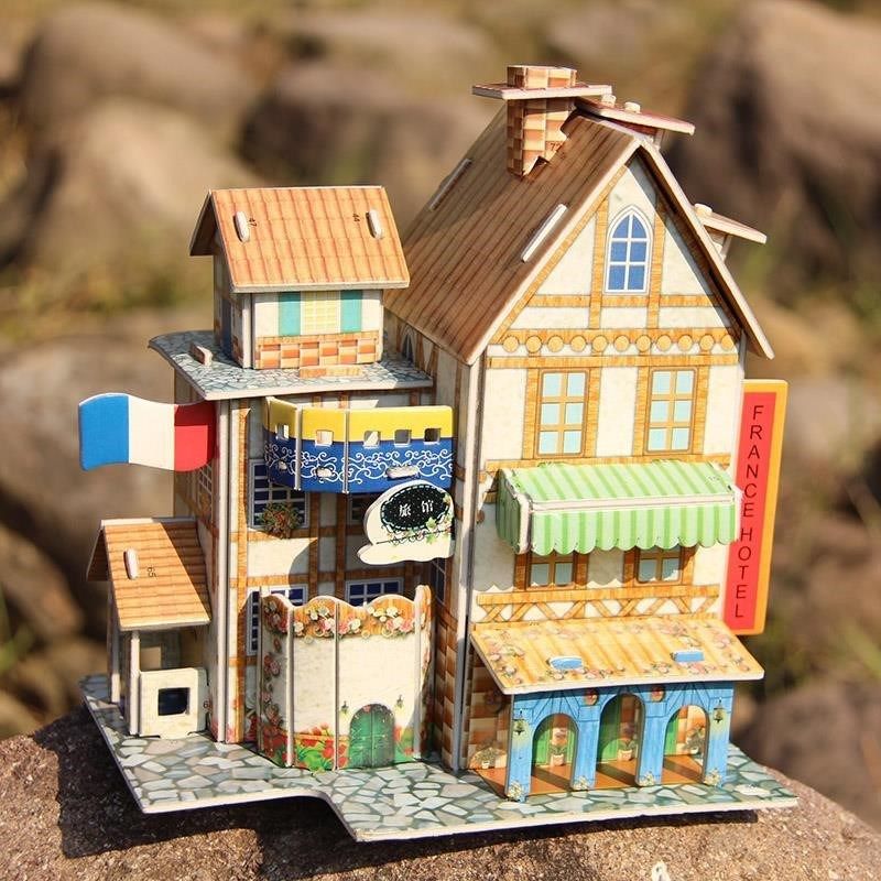 新款组装3d立体拼图儿童puzzle房子北京7-10周岁拼插纸板手工创意|ruв категории игрушка/коляска/головоломка/блоки/модель, бусы/головоломка/в паре/демонтаж/бить игрушки, головоломка/деревоплита - от Buy2taobao.com для оказания профессиональной услуги покупки агента Taobao