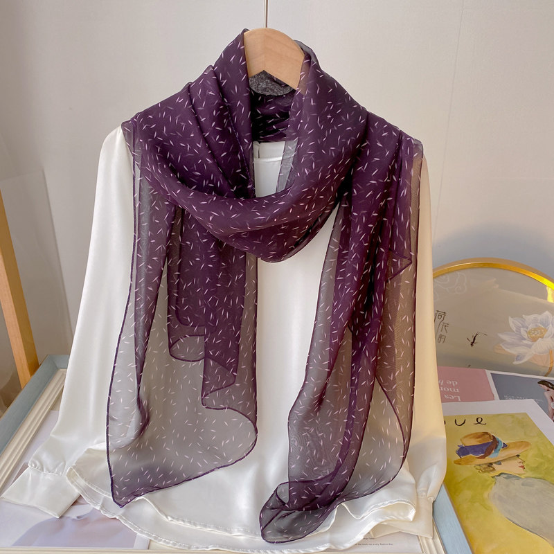 春秋新款印花乔其纱丝巾女夏季薄款百搭防晒披肩护颈黑色长条围巾,服饰配件/皮带/帽子/围巾,围巾/丝巾/披肩,淘宝优惠券,粉丝福利购,淘宝优惠卷