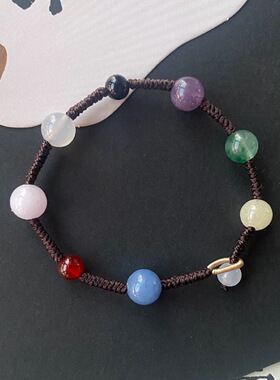 星辰大海新中式转运站编织手链女精编手绳男情侣闺蜜国风文创礼物