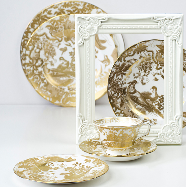 英国皇家德贝孔雀系列杯碟