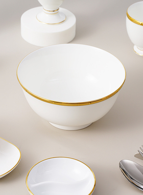 Noritake则武Rochelle罗谢尔米饭碗汤碗水果碗面碗蔬菜碗调羹