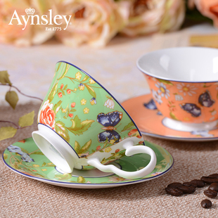 英国Aynsley安斯丽雀鸟骨瓷英式茶具温莎茶壶咖啡杯碟礼盒