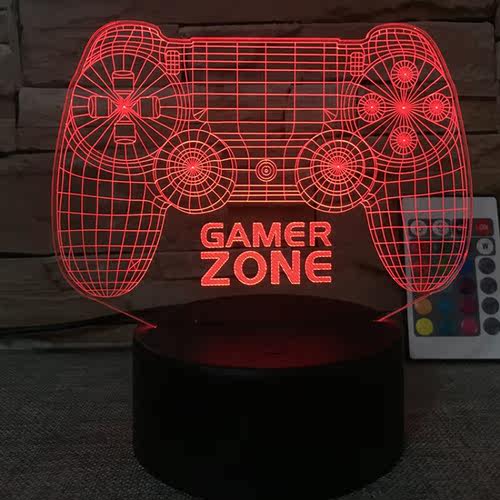 电竞房装饰氛围灯PS5switchPS4游戏按键手柄灯怀旧氛围灯主机灯RG
