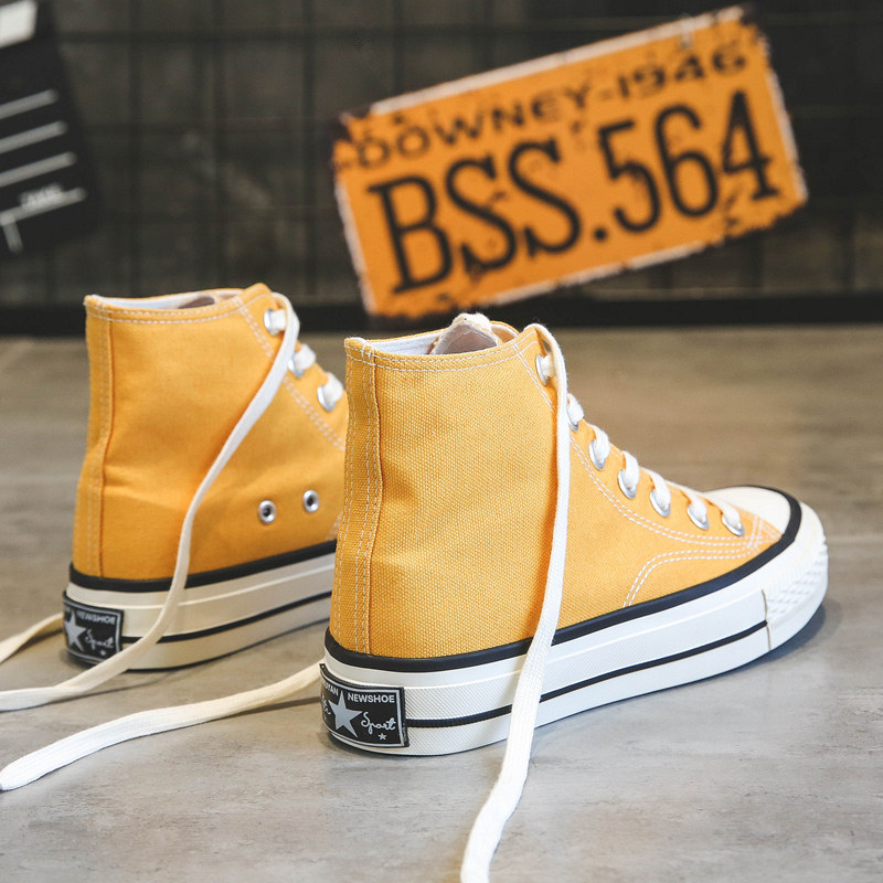 ins Gaobang canvas Women's Shoes student Korean Edition Versatile ulzzang2022 Autumn Explosive money new pattern Cloth shoes skate shoesin the Women's Shoes, Canvas shoes  category - from Buy2taobao.com to provide professional Taobao agent buy service