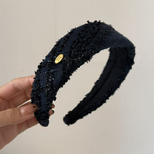 大柔同款时尚粗毛呢发箍高颅顶宽边压发头箍发卡仲夏夜梦手作发饰