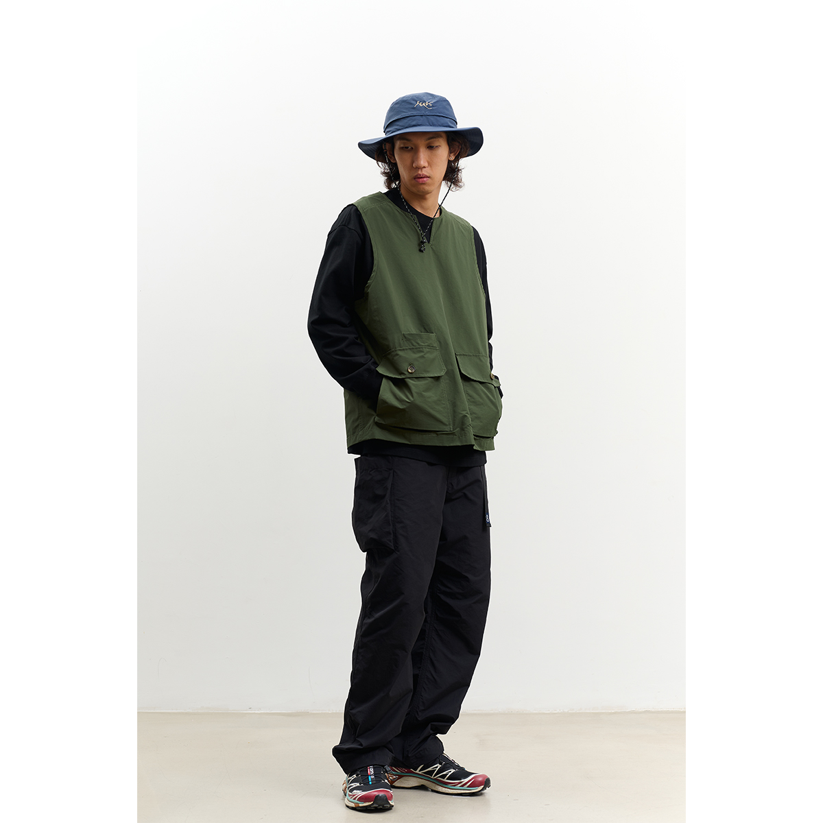 chichaqu马甲山系宽松工装功能