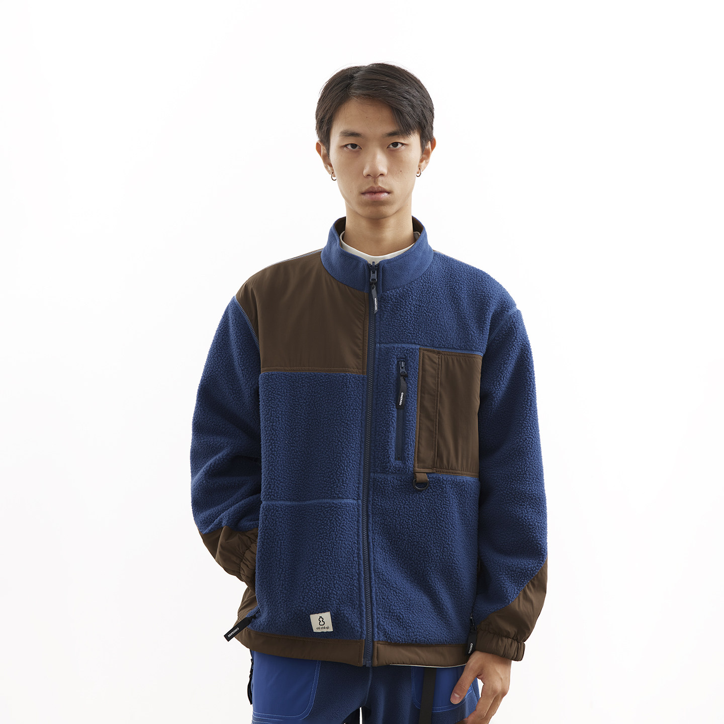 户外抓绒双面外套山系保暖