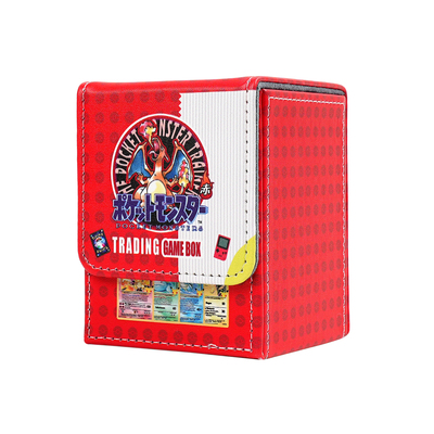 PTCG卡牌收纳盒宝可梦卡片盒大容量喷火龙叶绿妙蛙花游戏王卡牌盒