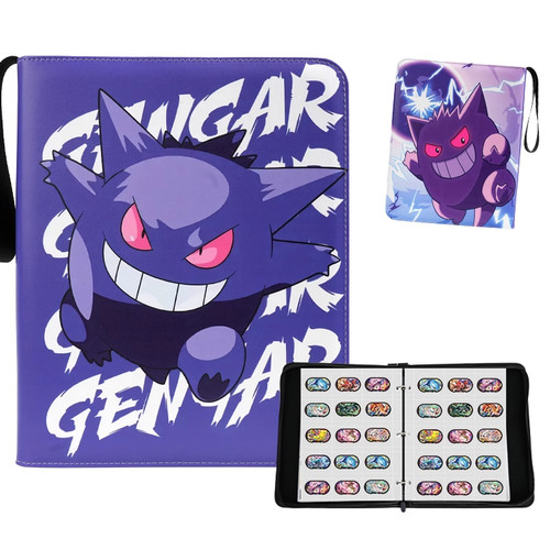 宝可梦明耀之星卡册收纳盒新款椭圆卡盘收藏册新款卡盒大容量卡包