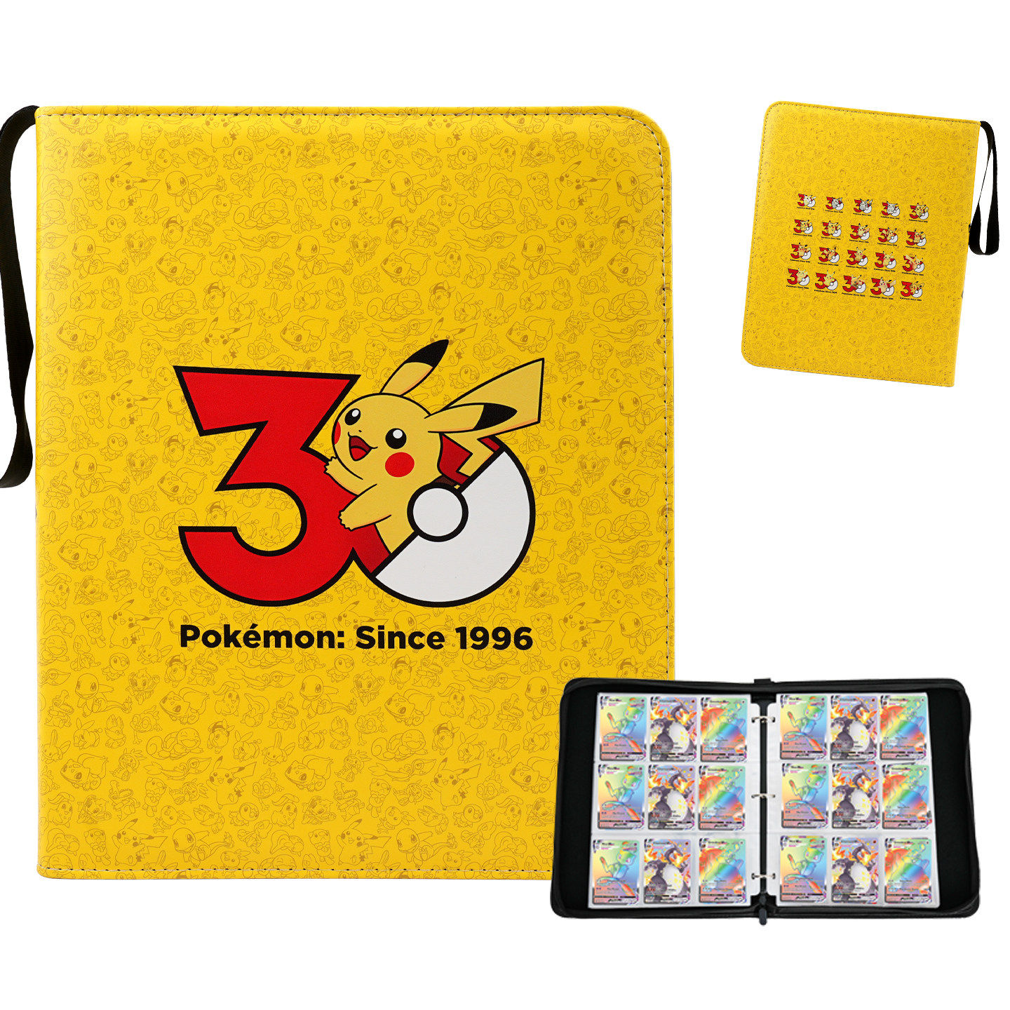 PTCG宝可梦30周年卡片收纳册30th卡册九格拉链神奇宝贝卡牌收藏册
