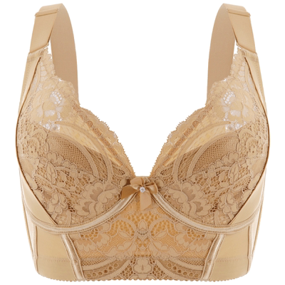 八排扣高侧比收副乳调整型内衣