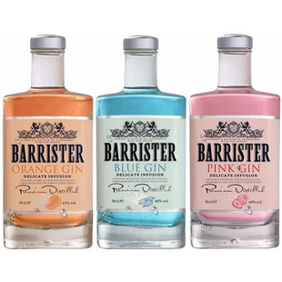 金酒Gin百利斯特杜松子酒500毫升草莓橙子松子果俄罗斯原装进口