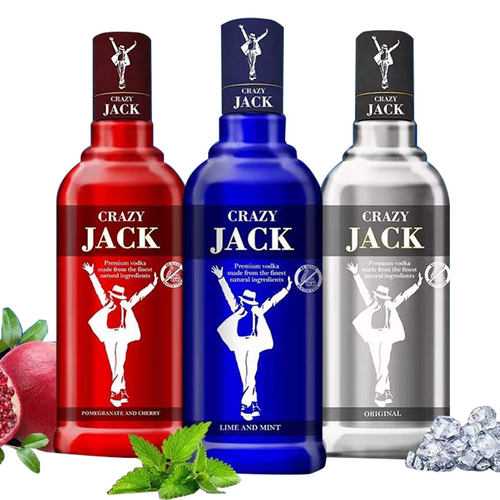 疯狂杰克伏特加酒薄荷石榴