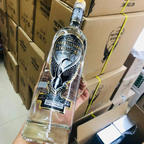 俄罗斯黑天鹅伏特加vodka