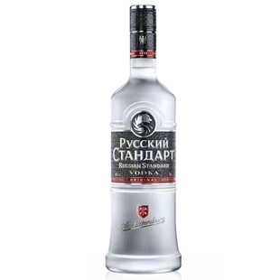 斯旦答标准伏特加原味蜂蜜俄罗斯白酒原装进口40度洋酒网水饮料