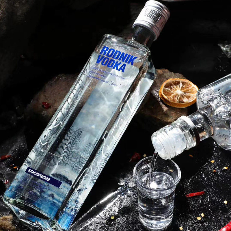 vodka源泉伏特加500mlzbc俄罗斯进口食品原味白酒原装送礼洋酒