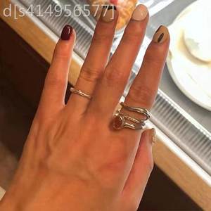 S925纯草银莓晶椭圆戒指个性蜜少心甜闺美气女质指环手饰品J5J556