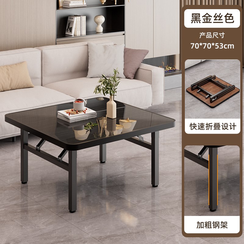 折叠桌家用小户型出租房餐桌户外摆摊简易便携小方桌四方桌吃饭桌