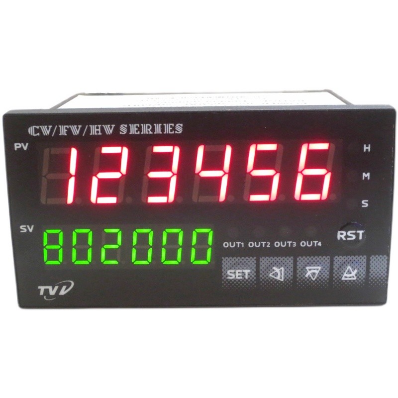 电子数显可逆计数器CV8/CV7-pS62T1计米器测距仪带485通讯计长仪