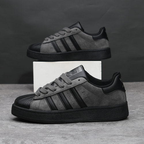 潮牌防臭贝壳头男鞋2026新款运动鞋板鞋经典复古春夏通勤小黑鞋男