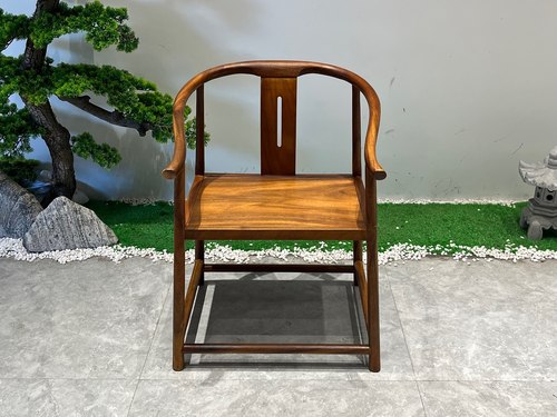 新中式太师椅胡桃木圈椅