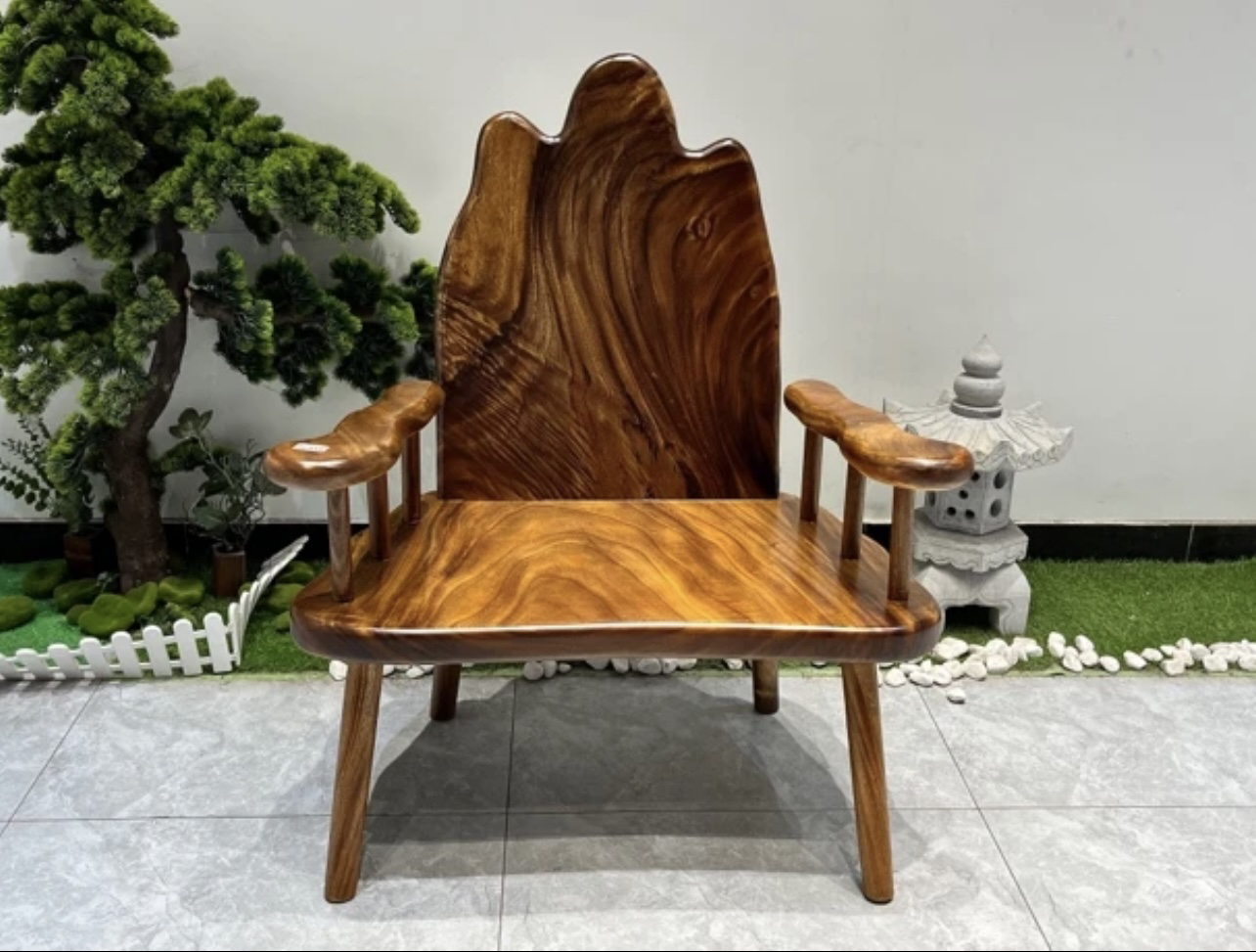 胡桃木浩然椅子实木茶桌椅