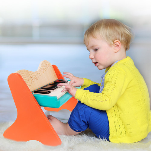 比乐btoys木制钢琴可弹奏小钢琴