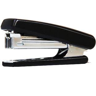 得力10号订书机小号学生用小型便携式订书器带取钉器配0010书钉省力迷你钉书机外卖打包装订机定书机办公0221