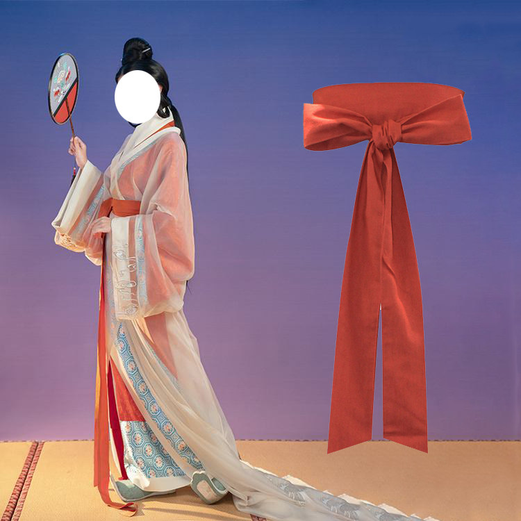 长绑带可定制纯色棉麻复古长布腰带武士腰带舞蹈束腰绑带多种颜色