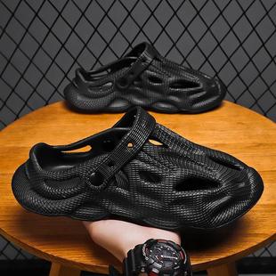 游泳拖鞋 夏季 男款 2026新款 沙滩户外穿防滑 洞洞鞋 漂流专用玩水凉鞋