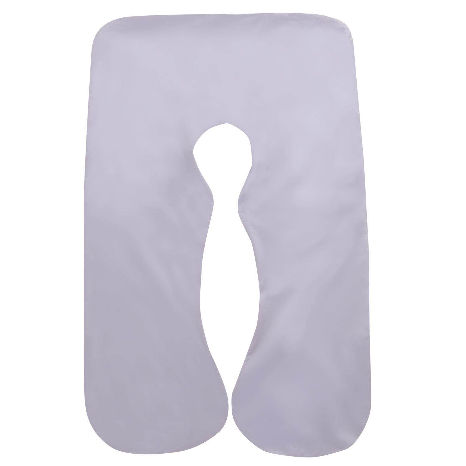 U型孕妇枕枕套水晶绒可水洗脱卸侧睡靠枕套孕妇腰靠托腹厂家