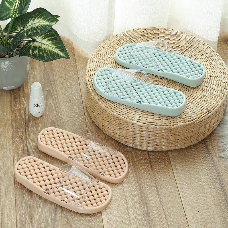 按摩拖鞋浴室洗澡女夏季秋室内家居防滑镂空漏水情侣家用凉拖鞋男