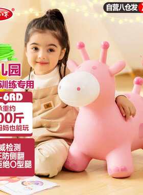 哈哈球儿童玩具跳跳马3-6岁摇马充气小皮马幼儿园感统生日节日开