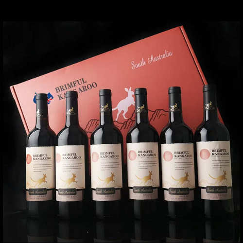 BRIMFUL KANGAROO SHIRAZ WINE OF SOUTH AUSTRALIA 75CLX6 15%