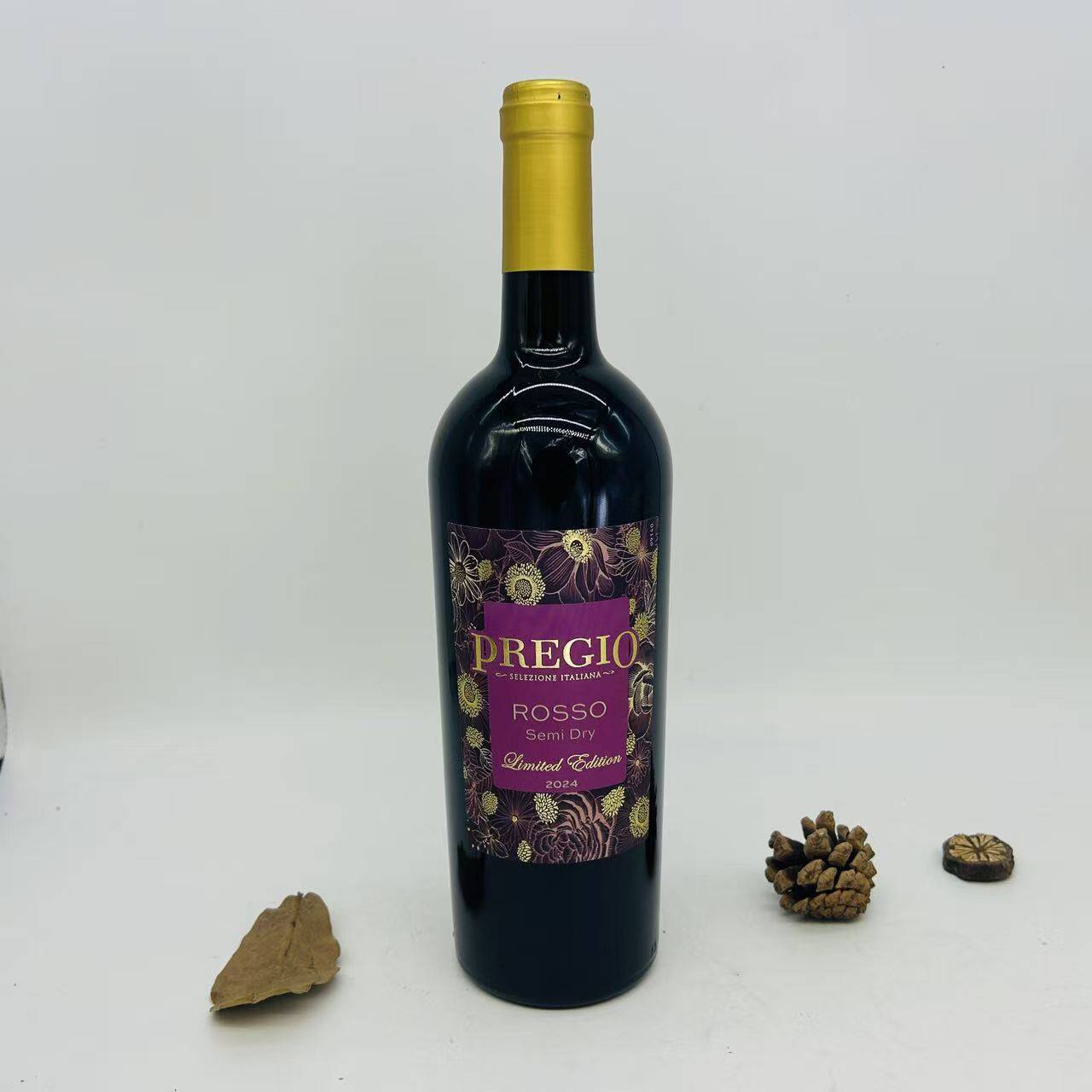 意大利原装进口半干型限量版干红葡萄酒750ml
