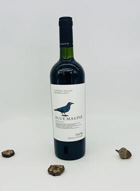 CENTRAL VALLEY Blue Magpie Merlot Red Wine Of Chile 75CL 13%