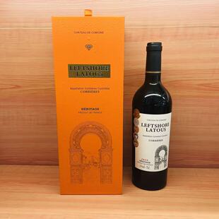 【麦德龙】法国原装进口左岸拉图传承干红葡萄酒礼盒装