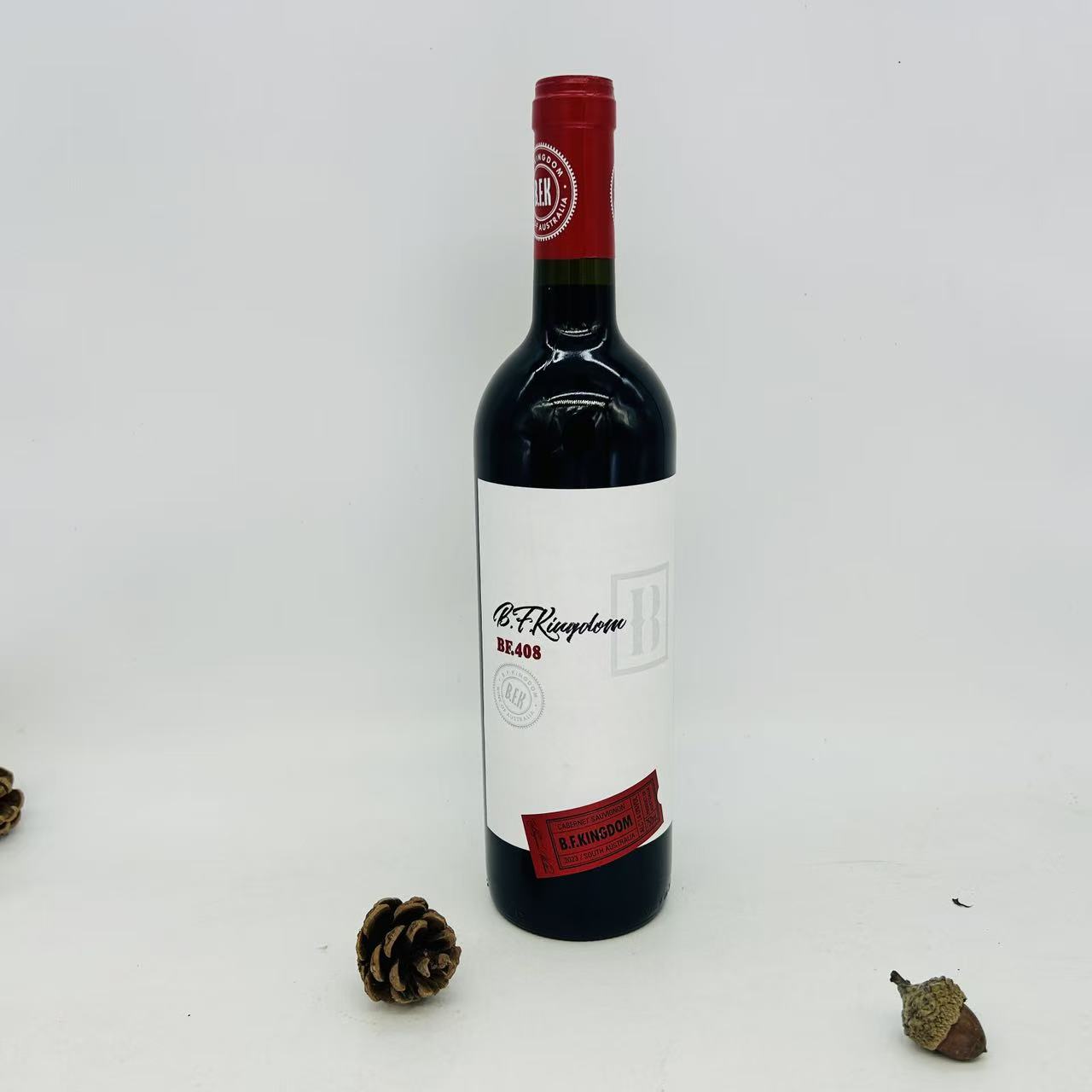 麦德龙澳大利亚原装进口BFK拜富廷赤霞珠干红葡萄酒BF408 750ml