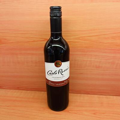 麦德龙美国原装进口加州乐事carlo rossi柔顺半干型红葡萄酒750ml