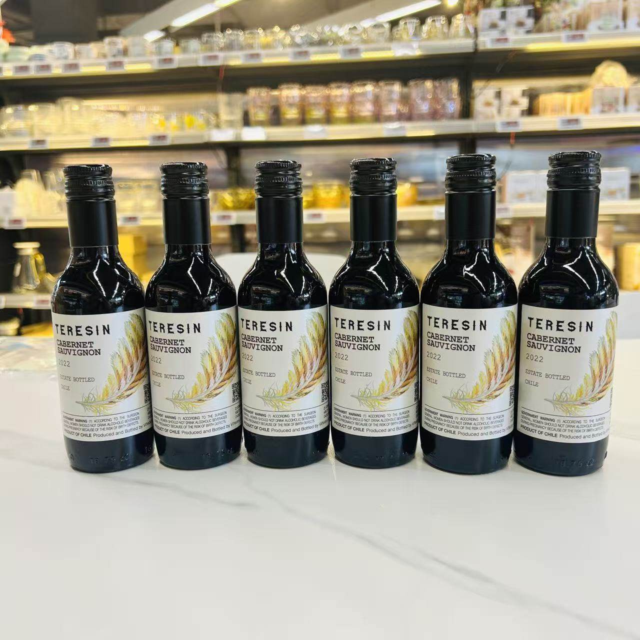 CABERNET SAUVIGNONT WINE OF CHILE 187mlX6 13%vol