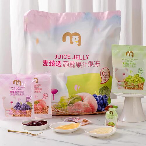 PEACH/MUSCAT/GRAPE/FLAYORED JUICE  JELLY 1080g