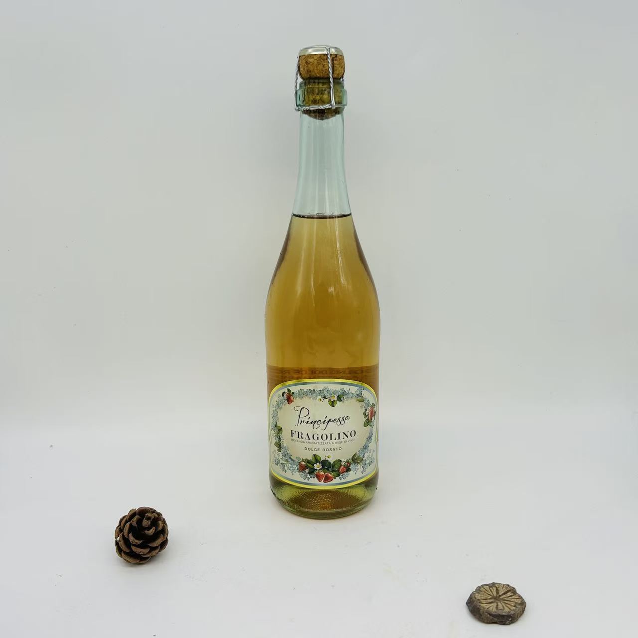 意大利原装进口丽娜公主FRAGOLINO草莓起泡酒750ml