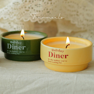 苹果博主香薰蜡烛小号话梅迷你卧室房间淡香女生送礼物 星期八