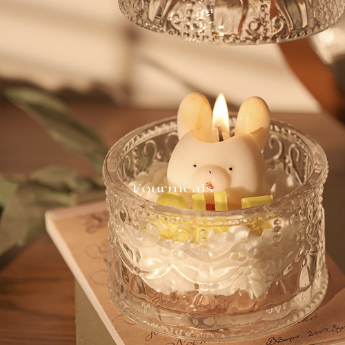 fourmeals钱兔似锦香薰蜡烛礼物