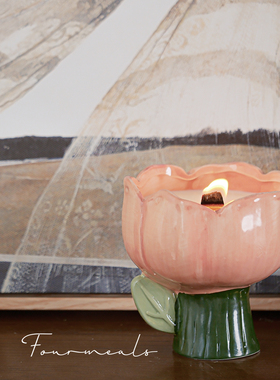 《送你花花》郁金香香薰蜡烛香薰蜡烛可爱女生送礼生日卧室内持久