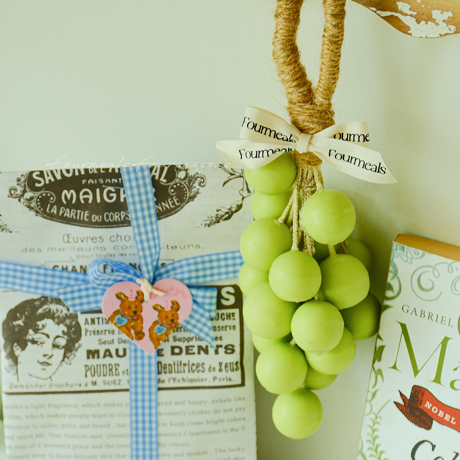 《青提奶盖》葡萄香薰蜡烛礼盒手工订婚礼物创意生日室内香氛挂件,家居饰品,香薰蜡烛,淘宝优惠券,粉丝福利购,淘宝优惠卷