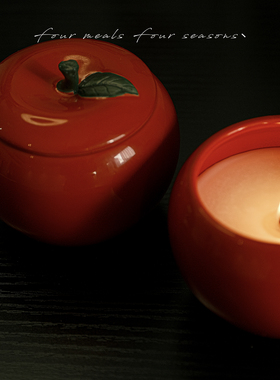 《苹凡生活》情绪治愈香氛平安果苹果香薰蜡烛圣诞节生日伴手礼物