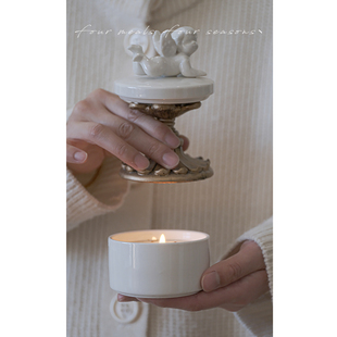 香薰蜡烛小众高级送礼盒自制摆件家用卧室内生日礼物 不期而遇