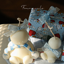 纸交换礼物小预算 圣诞节香薰蜡烛女生可爱生日圣诞包装 小雪人